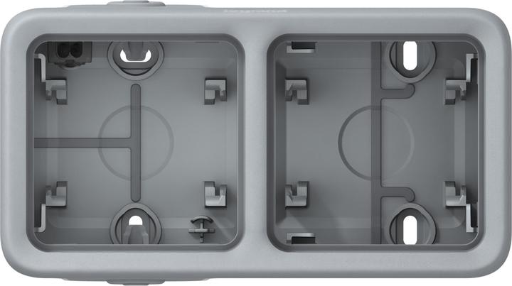 Actual product image Legrand FRAP housing 2-f scale. gr 69672 FrAp Plexo IP55 69672
