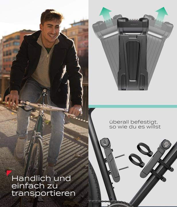 Actual product image Impact Bike Accessories PortaLock 15 - Velo-Zahlenschloss (110 cm)