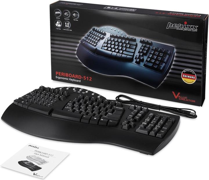 Produktbild Perixx Periboard-512 (DE, Kabelgebunden)