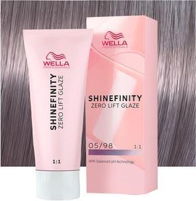 Wella Shinefinity Steel Orchid Hair Color 05/98 Light Brown Ash Pearl 60ml (05, 98 Light Brown Ash Pearl)