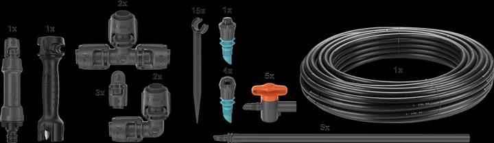 Productafbeelding Gardena Micro-Drip-System Set groenten/bloemenbed (Set druppelirrigatie)