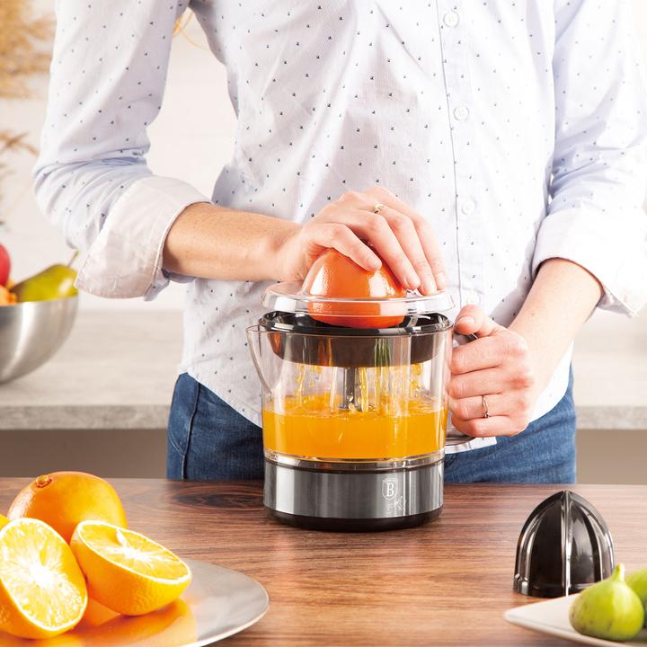 Actual product image BerlingerHaus BH9384 Electric citrus juicer Black Silver CollectionEternal Col