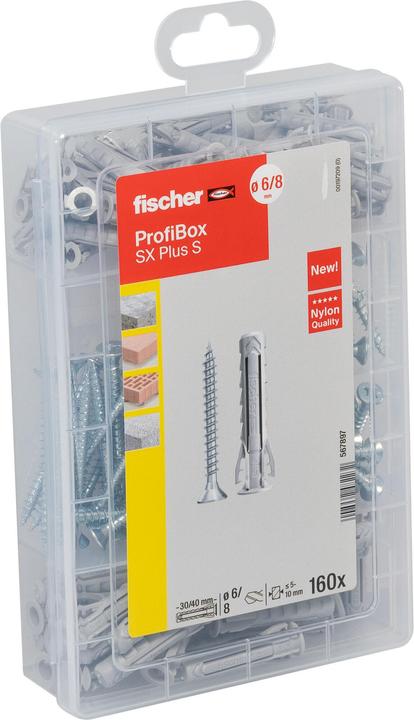 Actual product image Fischer Meister-Box SX Plus + S (160) NV (80 pcs.)