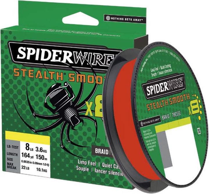 Produktbild Spiderwire Stealth Smooth 8 Code Red (5.40 kg, 0.06 mm)