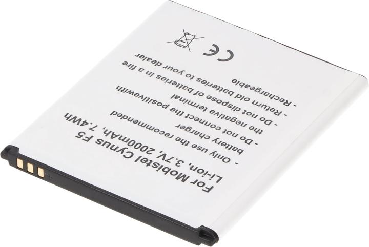 Actual product image AccuCell Battery for Mobistel Cynus F5 Battery MT-8201B, MT-8201S, MT-8201W