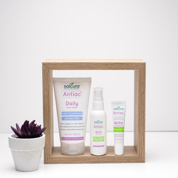 Actual product image Salcura Skincare Antiac Daily Face Wash Facial Cleansing Gel 150 ml Unisex (Cleaning cloths, 150 ml)