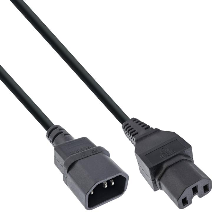 Produktbild InLine Netzkabelverl. (0.50 m)