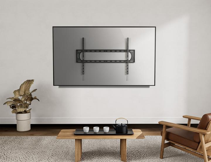 Image du produit Manhattan Support mural TV ultra-plat avec une capacité de charge particulièrement élevée pour les grands (Mur, 120", 120 kg)