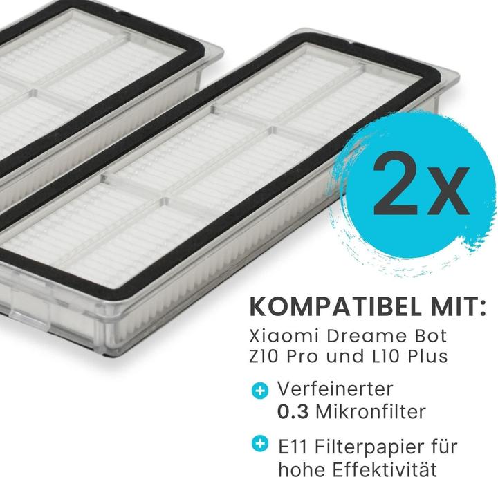 Produktbild Dreame Alternative Staubsaugerfilter zu Xiaomi Bot Z10 Pro & L10 Plus