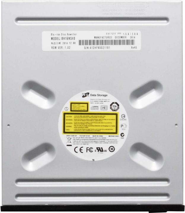 Image du produit Hl Data Storage Graveur de DVD interne Blu ray SATA Retail (Graveur de DVD, Lecteur DVD, Graveur Blu-ray, Lecteur Blu-ray, Lecteur de CD)
