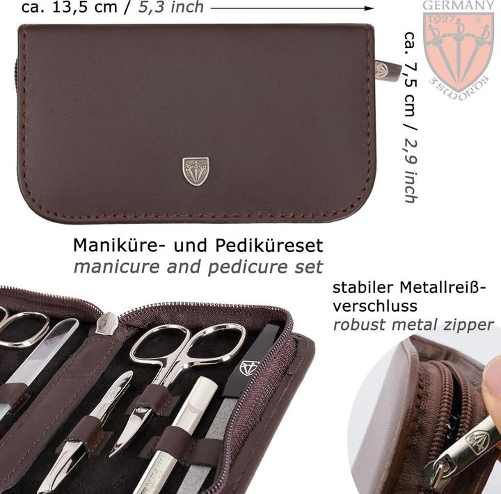Actual product image Drei Schwerter 8-piece manicure set 'Roma'