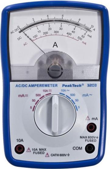 Produktbild Peaktech 3203 - Amperemeter, analog, 10 A AC/DC (P 3203)