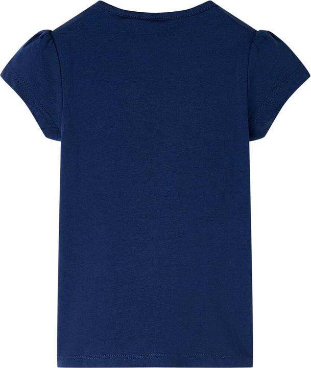 Actual product image VidaXL Children's T-shirt navy blue 92,Material: 95 % cotton. 5 (92)