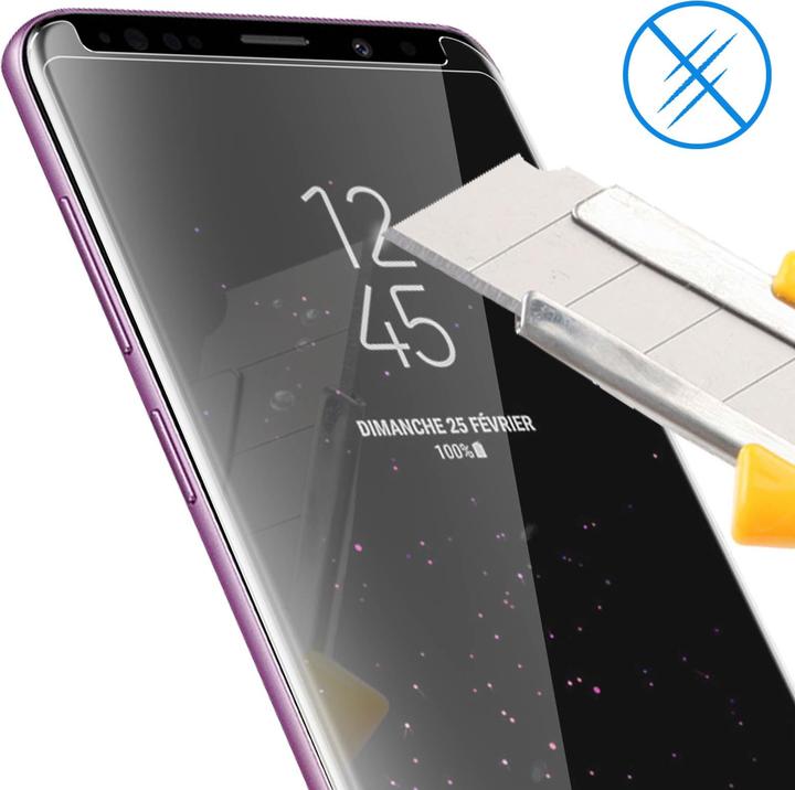 Image du produit Avizar Verre blindé, film de protection en verre, verre de protection (1 pièce(s), Samsung Galaxy S9+)