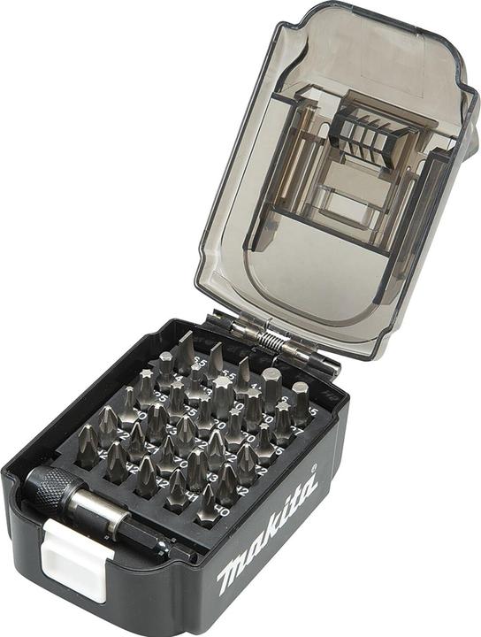 Actual product image Makita B-68317 Rotating bit set "Li-ion battery" 31 pcs. PH0, PH1, PH2, PH3, PZ0, PZ1, PZ2, PZ3, T10, T15 (PZ1, T10, PZ2, PZ3, T15, PZ0, PH2, PH1, PH0, PH3)