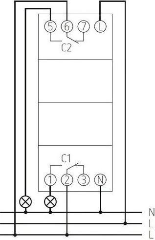 Actual product image Grässlin DRA time switch digital talento smart S25, 2-channel 110/230VAC