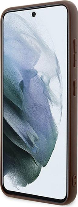 Produktbild Guess Gehäuse für S24+ S926 GUHCS24MG4GFBR Hardcase 4G Metall Gold Logo braun (Samsung Galaxy S24+)