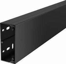 Produktbild OBO Bettermann OBO WDK Kabelkanal Schwarz RAL 9005 40x90x2000mm - (2 Meter)