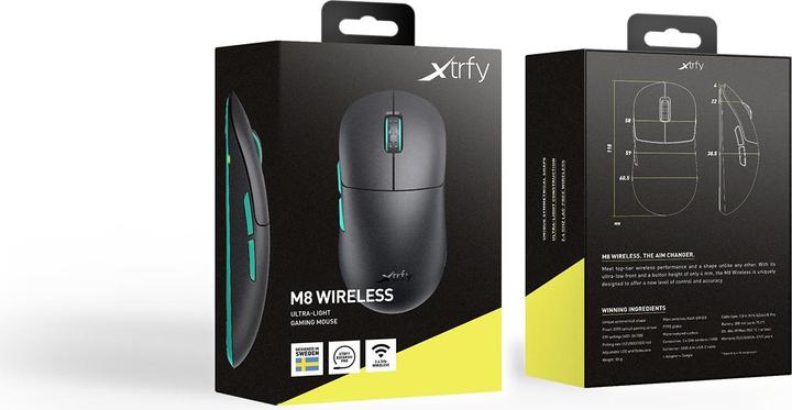 Actual product image CHERRY xtrfy M8 Wireless (Wireless)