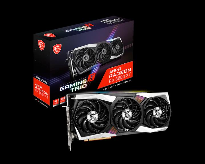 Image du produit MSI Radeon RX 6800 XT GAMING X TRIO (16 Go)