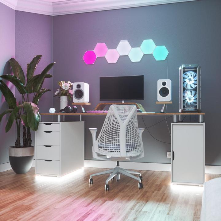 Actual product image Nanoleaf Shapes Hexagons Starter Kit (15x) (100 lm)