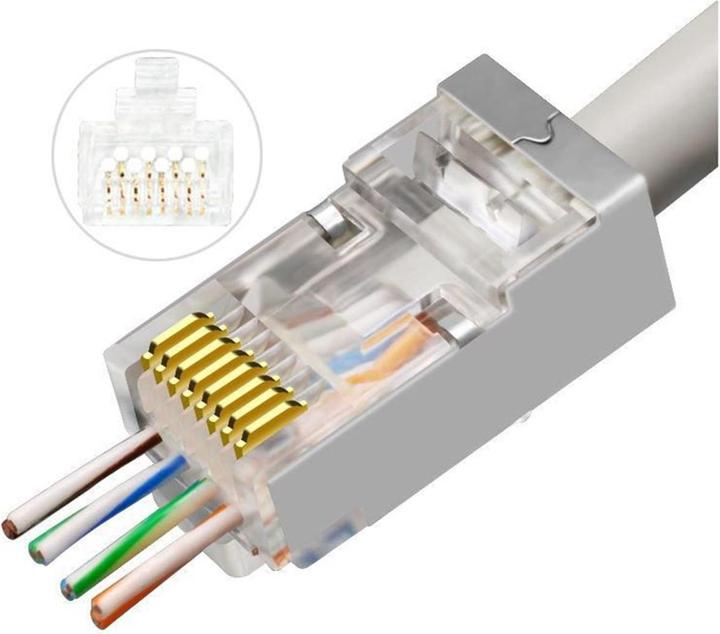 Produktbild MicroConnect KON512-50EZ Drahtverbinder RJ45 (Netzwerkkabel Stecker)