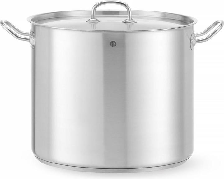 Image du produit Hendi Marmite à légumes avec couvercle 21 l 320x270 mm Kitchen Line (32 cm, Casserole, Acier inoxydable)