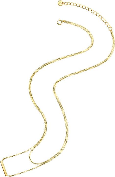 Actual product image Glanzstücke München Ladies sterling silver yellow gold 42.0/36.0 cm base chain + 5.0 cm extension - 29880 (Sterling Silver)