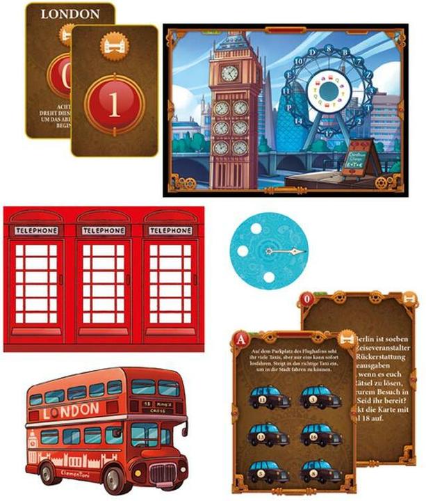 Actual product image Clementoni Galileo Escape adventure in London (German)