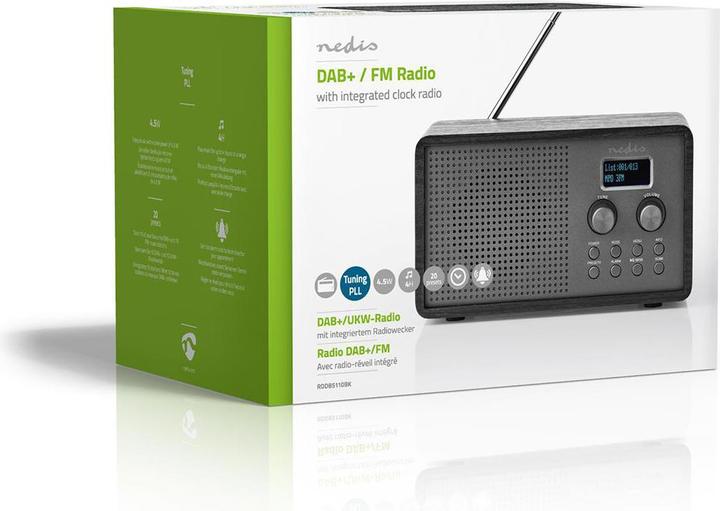 Produktbild Nedis DAB+ Radio 4,5 W (DAB+, FM)