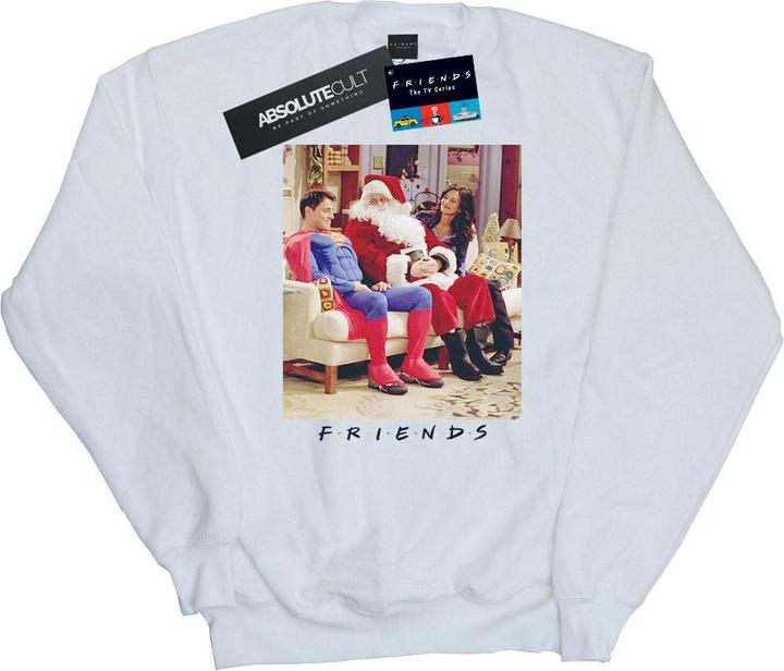 Actual product image Friends Mens Superman And Santa Sweatshirt (S)