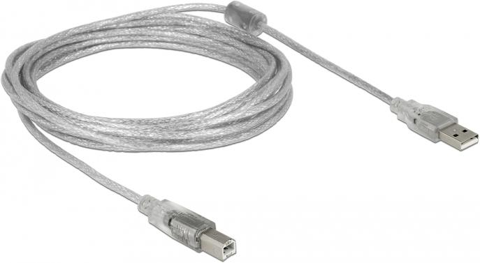 Produktbild Delock USB-A – USB-B (5 m, USB 2.0)