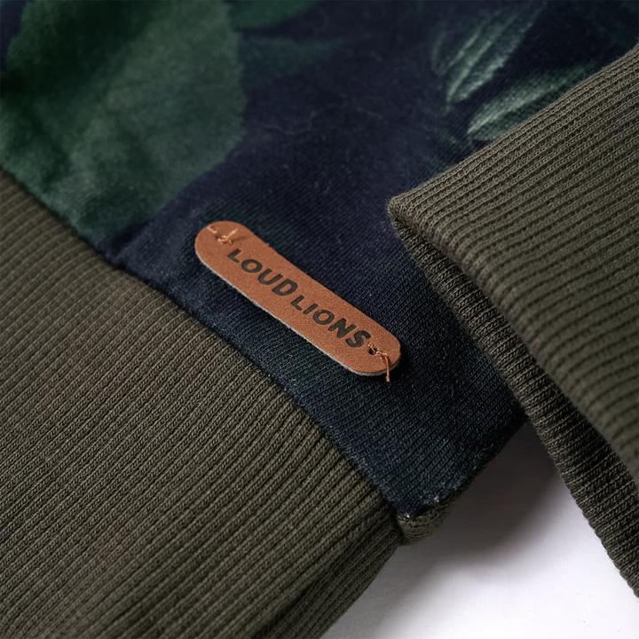 Produktbild VidaXL Kinder-Sweatshirt Khaki 140,Material: 92 % Baumwolle. 8 (140)