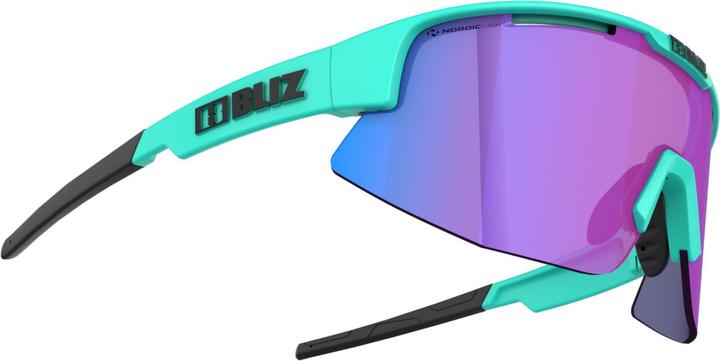 Actual product image Bliz Matrix Nano Optic Nordic Light (Matt Turquoise, Begonia, Violet w Blue Multi)