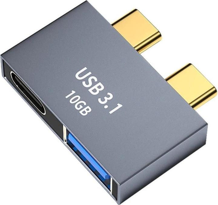 PowerGuard Dual USB-C to Dual USB-C / USB-A 3.1 Adapter for Apple MacBook (USB-C)