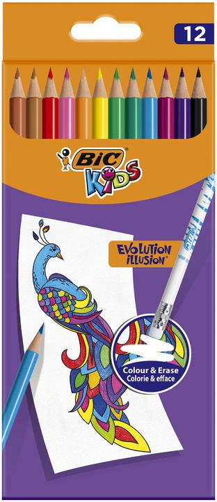 Produktbild Bic Kids Evolution löschbare Buntstifte (Sortiert, 12 x)