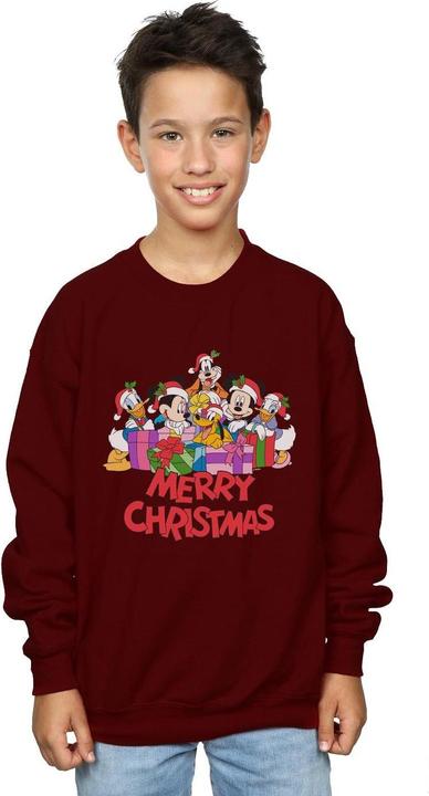 Actual product image Disney Boys Mickey Mouse And Friends Christmas Sweatshirt (140, 146)