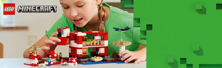 Immagine prodotto LEGO Das Pilzkuh-Haus (21270, LEGO Minecraft)