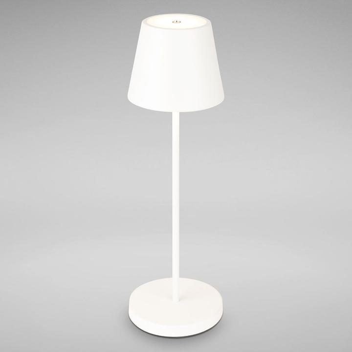 Image du produit B.K.Licht Lampe de table LED rechargeable, blanc, 1x platine LED/2,6W (240 lm)