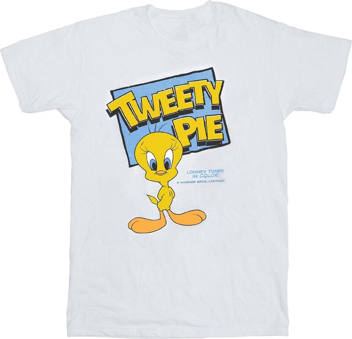 Immagine prodotto Looney Tunes Maglietta da ragazza Tweety Pie in cotone (116)