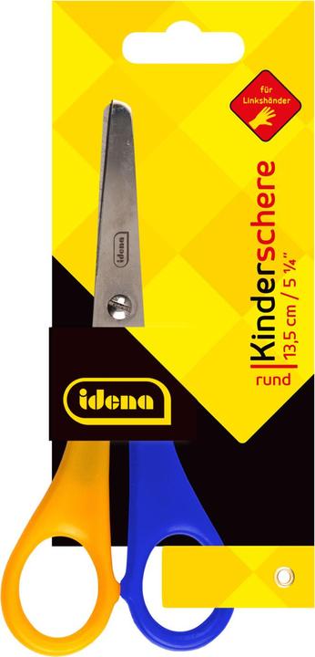 Actual product image Idena Children's scissors round 5 1/4",for left-handers (13.50 cm)