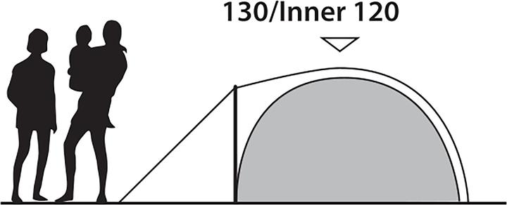 Actual product image Outwell Cloud 3 (Dome tent, 5.20 kg, 3 persons)