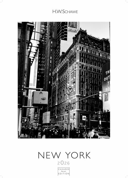 Produktbild New York schwarz-weiss 2026 S 29x21cm (Kein Einband, Deutsch)