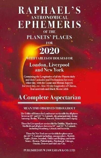 Actual product image Raphael's Ephemeris 2020 (English, Edwin Raphael, 2019)