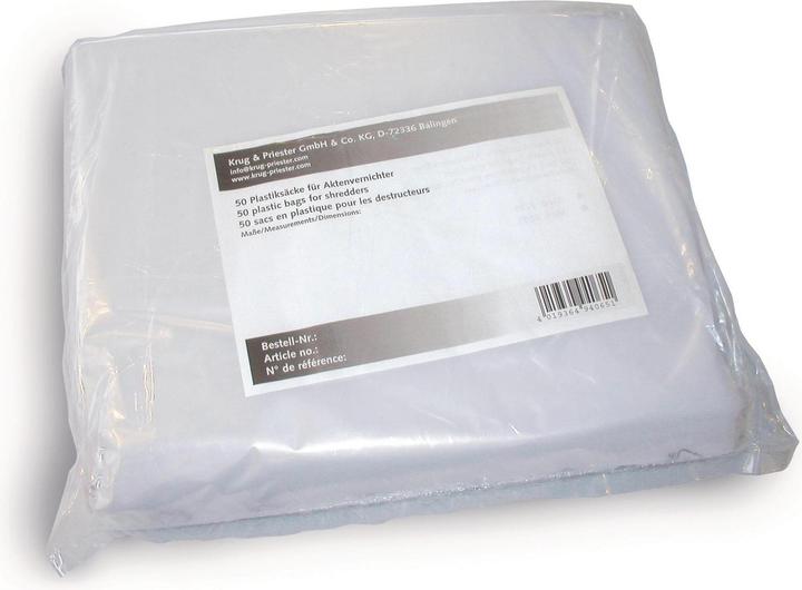 Actual product image Ideal Disposable plastic bags for document shredders, 50 pieces (50 x, 130 l)