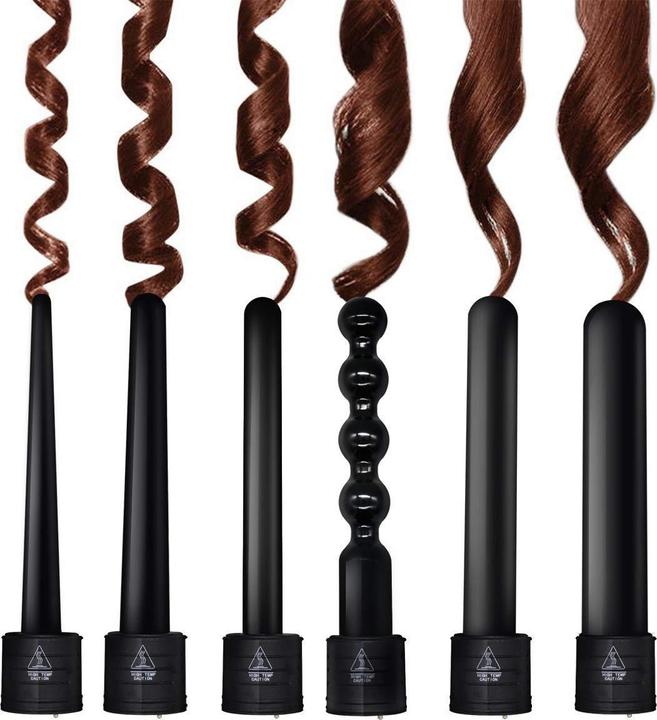 Image du produit Menqang Fer à friser 6 en 1 (9 mm, 19 mm, 25 mm, 32 mm)