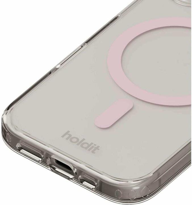 Actual product image Holdit MagSafe Case iPhone 16 Pink/Transparent (Apple iPhone 16)