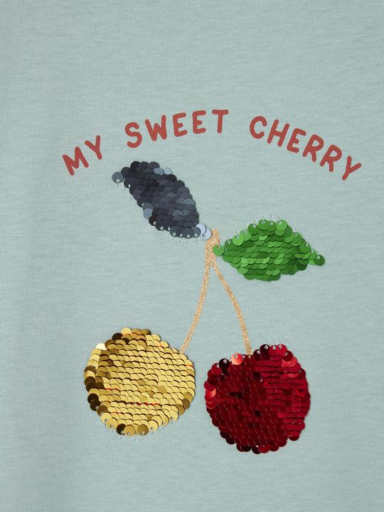 Produktbild Vertbaudet Mädchen T-Shirt mit Wende-Pailletten (128)