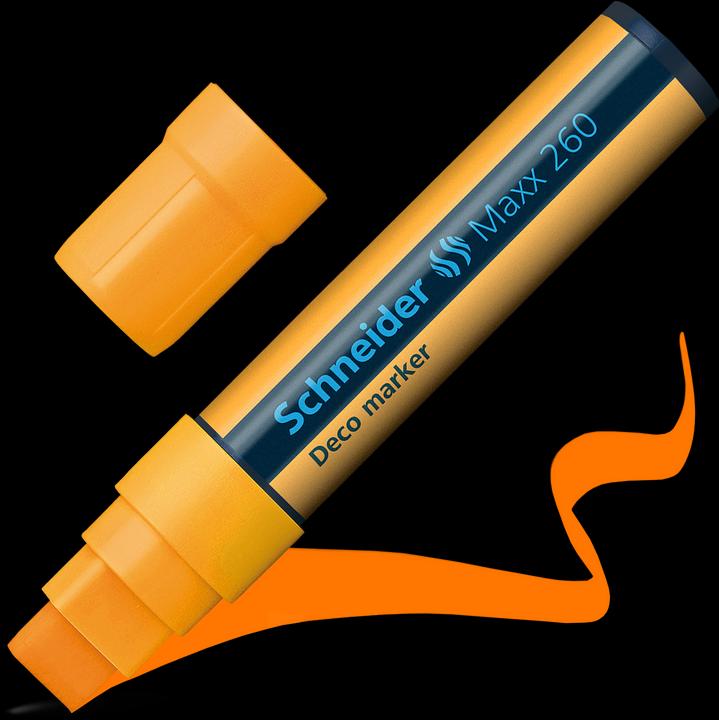 Actual product image Schneider Chalk marker Maxx 260 5-15mm orange (Orange, 15 mm, 1 x)