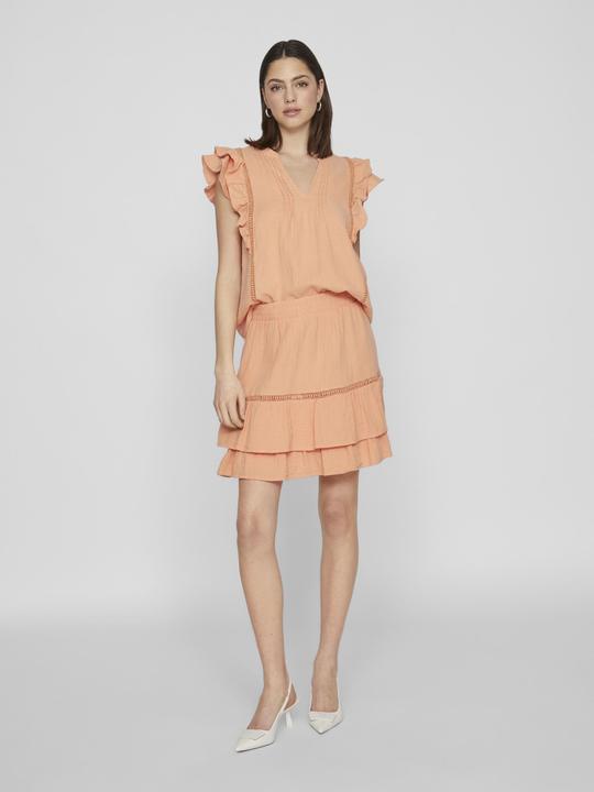 Actual product image Vila Ruched top with short sleeves (42)